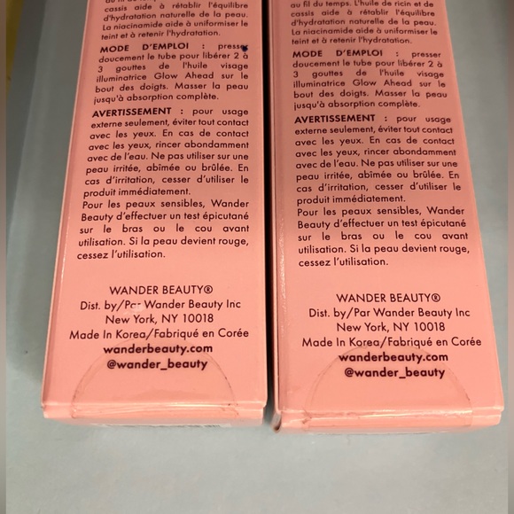 Two Wander Beauty Face Illuminating Oil cosmetics skincare NIB - Picture 12 of 16